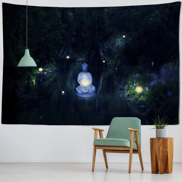 Buddha Meditation Tapestry-ToShay.org