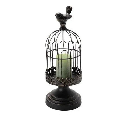 Bird Cage Candle Holder-ToShay.org