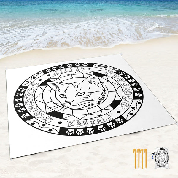 Mandala Beach Blanket-ToShay.org