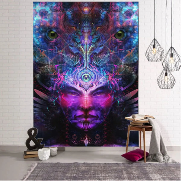 Psychedelic Art Tapestry-ToShay.org