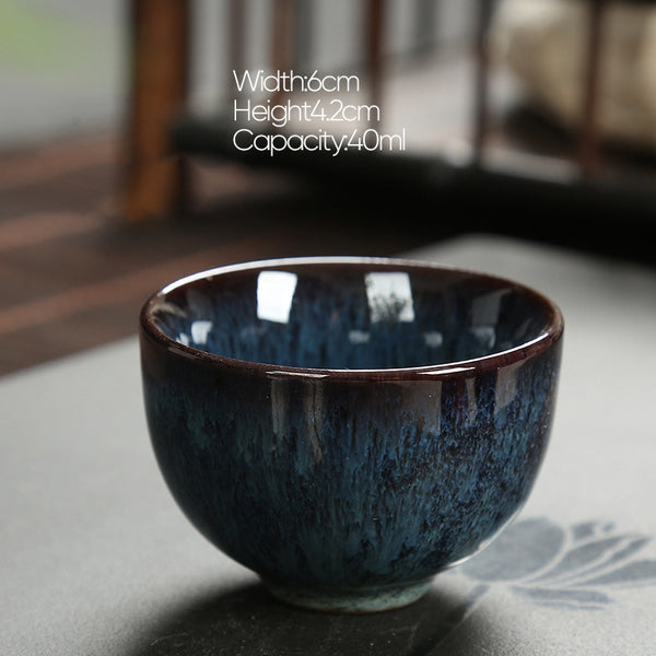 Glazed Ceramic Tea Bowl-ToShay.org