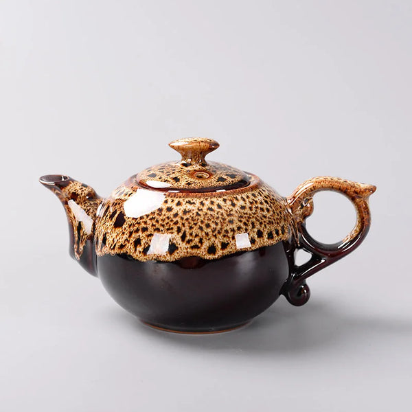 Glazed Ceramic Tea Pot-ToShay.org