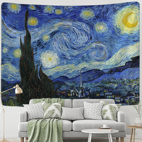 Van Gogh Art Tapestry-ToShay.org