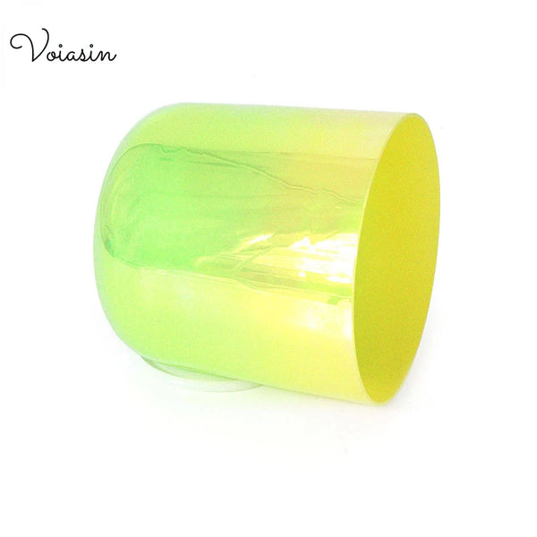 Yellow Green Clear Crystal Bowl-ToShay.org