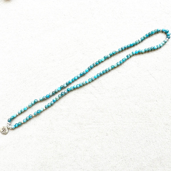 Blue Apatite Mala Beads-ToShay.org