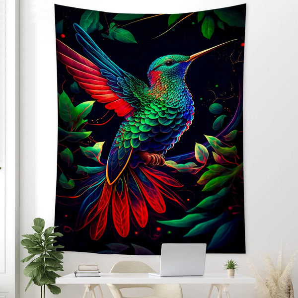 Humming Bird Art Tapestry-ToShay.org