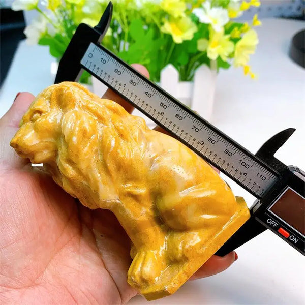 Yellow Jade Lion-ToShay.org