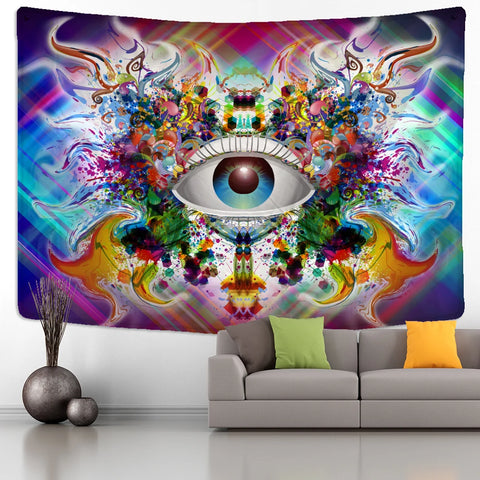 Psychedelic Eye Tapestry-ToShay.org