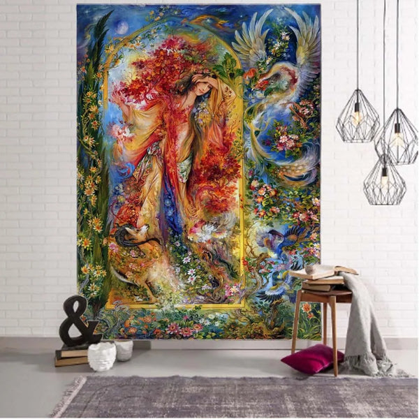 Fantasy Angel Art Tapestry-ToShay.org