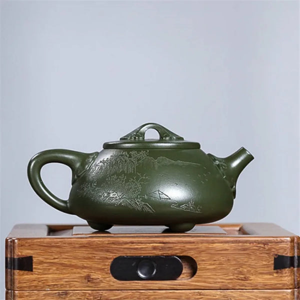 Green Yixing Clay Teapots-ToShay.org