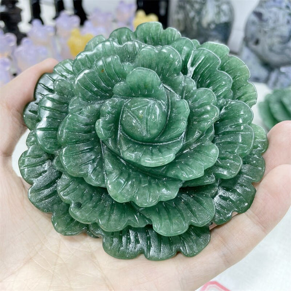 Green Aventurine Flower-ToShay.org