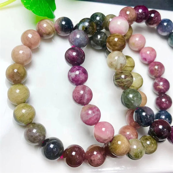 Pink Tourmaline Bead Bracelet-ToShay.org