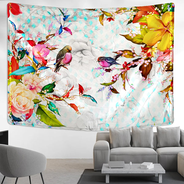 Garden Bird Art Tapestry-ToShay.org