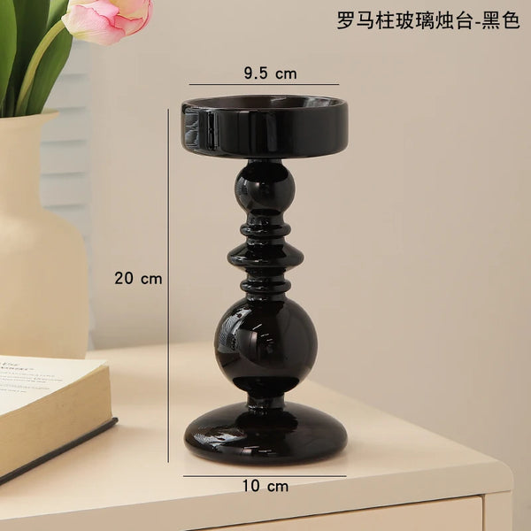 Black Steel Candle Stands-ToShay.org