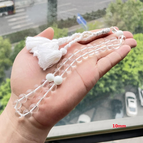 Clear Crystal Prayer Beads-ToShay.org