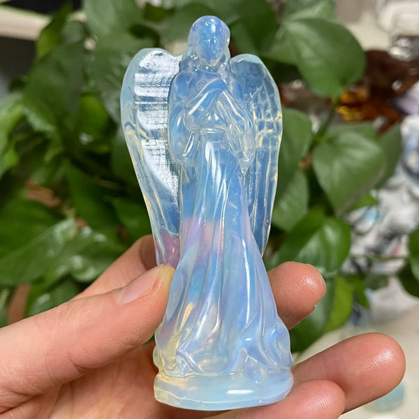 White Opalite Angel-ToShay.org