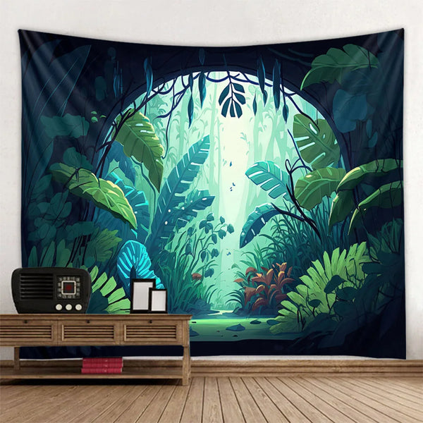 Tropical Rainforest Tapestry-ToShay.org