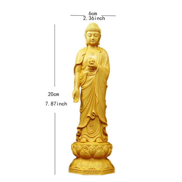 Wood Guanyin Buddha-ToShay.org