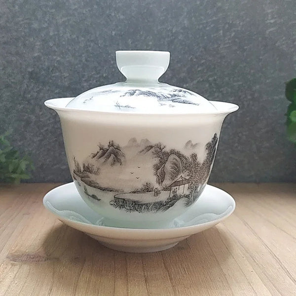 Gaiwan Ceramic Tea Tureen-ToShay.org