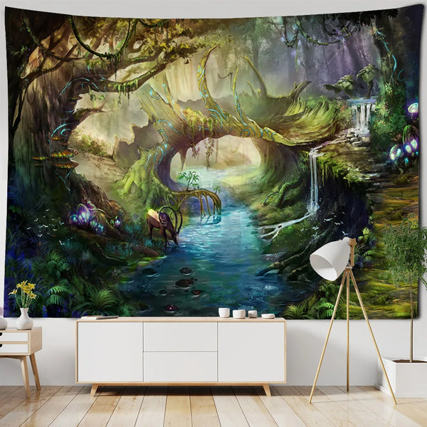 Fairy Tale Forest Tapestry-ToShay.org