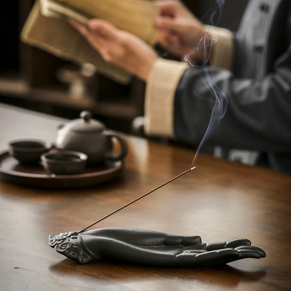 Buddha Hand Incense Holder-ToShay.org