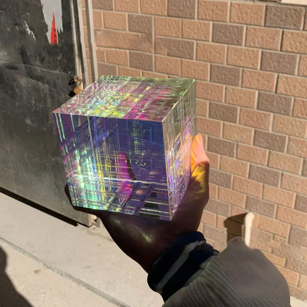 Clear Crystal Cube-ToShay.org