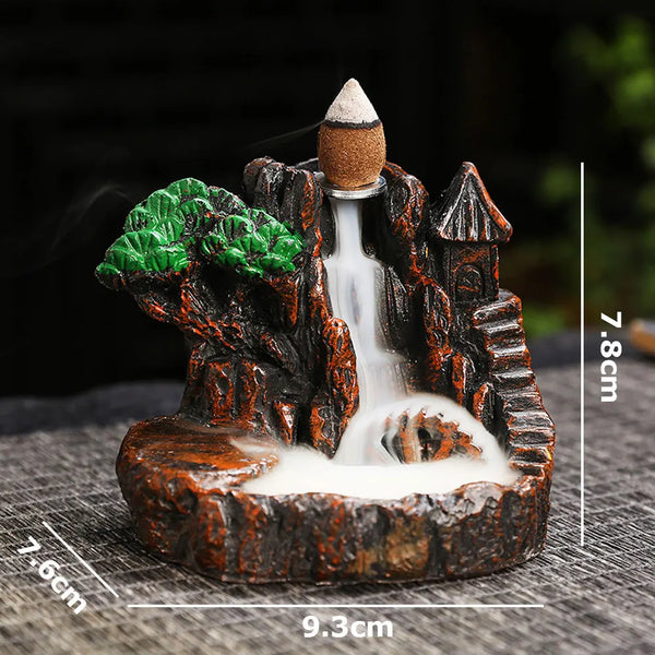 Waterfall Backflow Incense Burner-ToShay.org