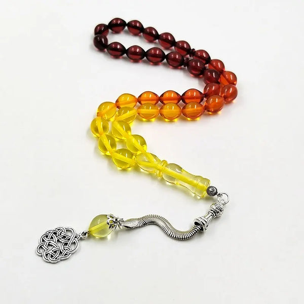 Red Amber Prayer Beads-ToShay.org