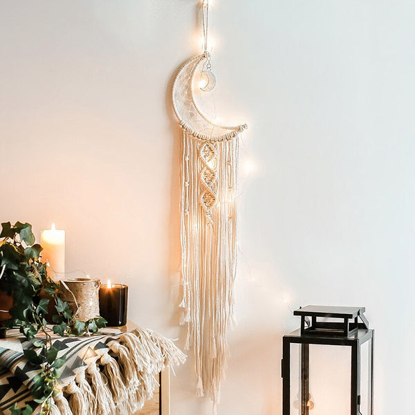 Macrame Moon Wall Hanging-ToShay.org