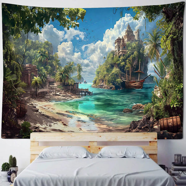 Fantasy Landscape Tapestry-ToShay.org