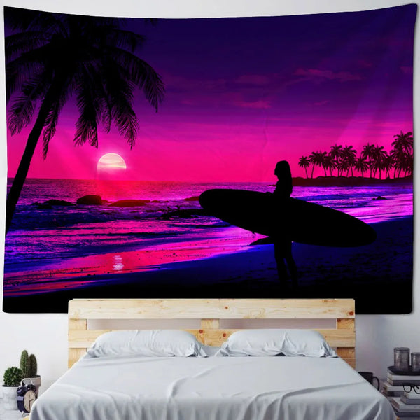 Seaside Sunset Tapestry-ToShay.org