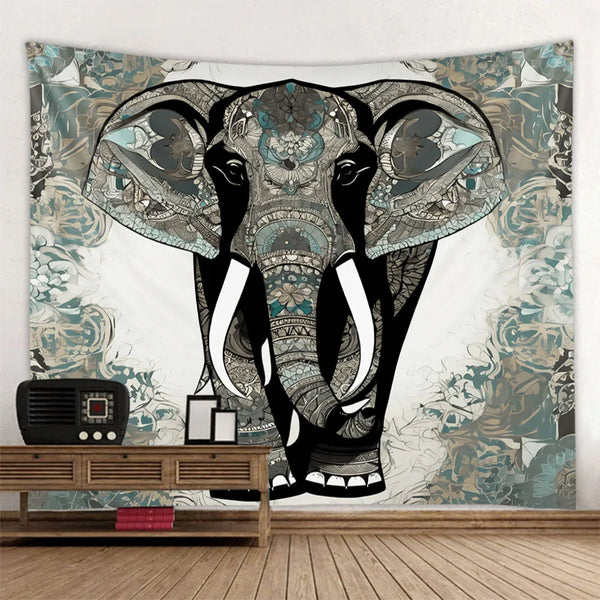 Elephant Art Tapestry-ToShay.org