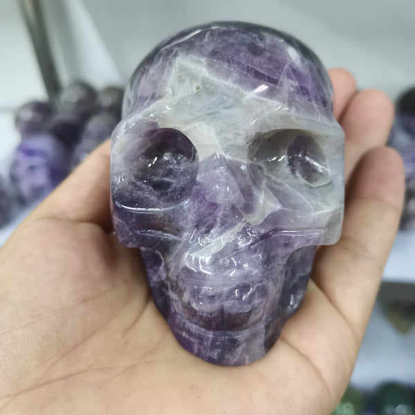 Purple Dream Amethyst Skull-ToShay.org