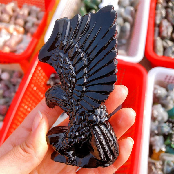 Black Obsidian Eagle-ToShay.org