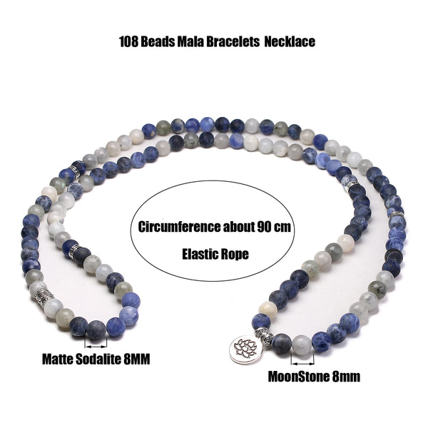 Blue Moon Stone Prayer Beads-ToShay.org