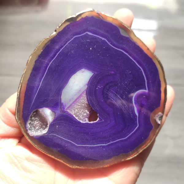 Purple Agate Slices-ToShay.org