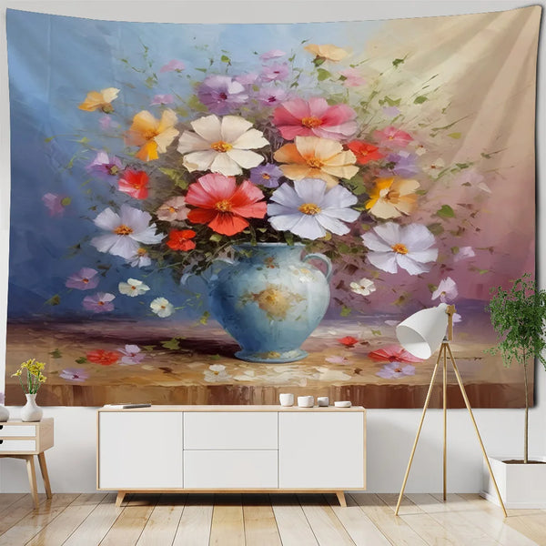 Flower Art Tapestry-ToShay.org