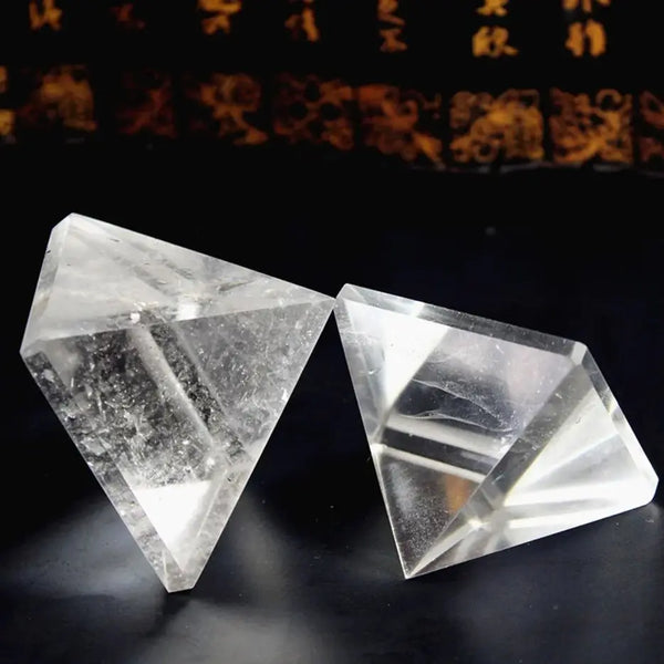 Clear Crystal Pyramid-ToShay.org