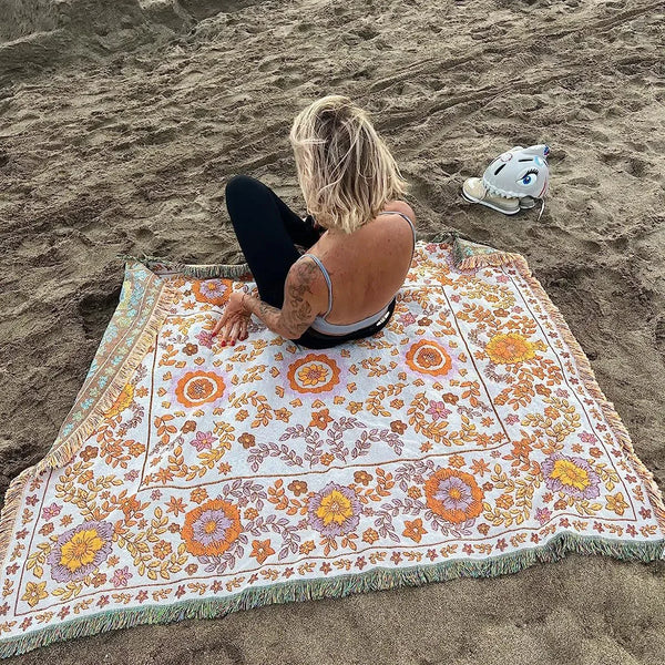 Mandala Beach Blanket-ToShay.org