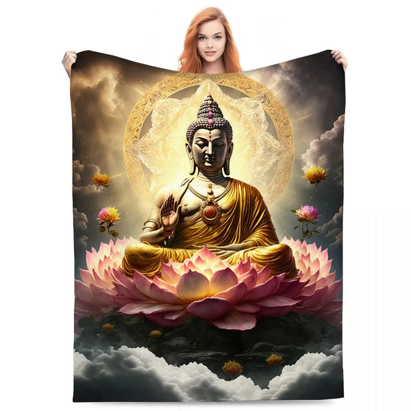 Buddha Plush Blanket-ToShay.org