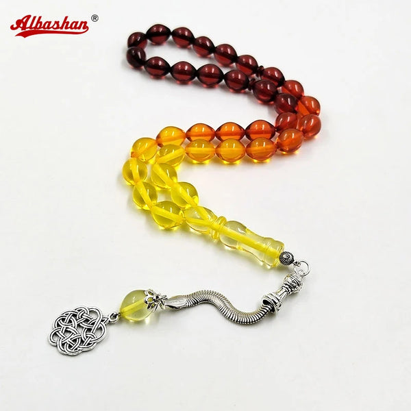 Red Amber Prayer Beads-ToShay.org