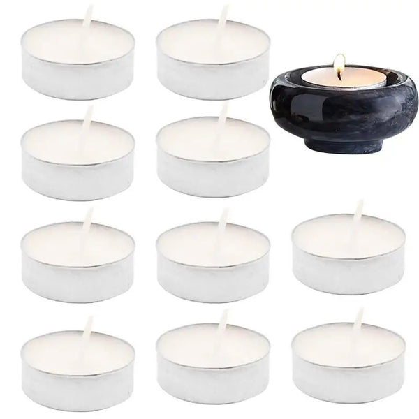 White Wax Tealights-ToShay.org