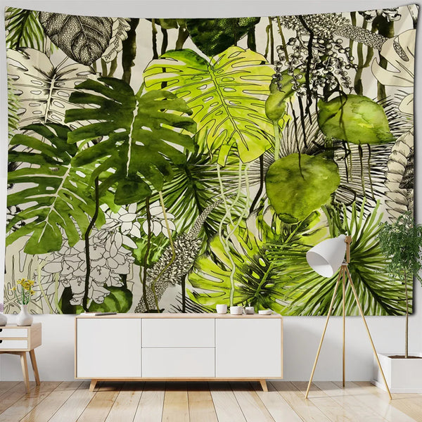 Tropical Plants Tapestry-ToShay.org