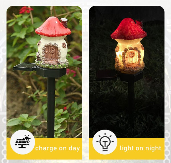 Tiny Cottage Lawn Lights-ToShay.org