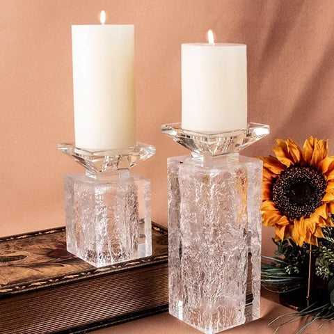 Glass Candle Stand-ToShay.org