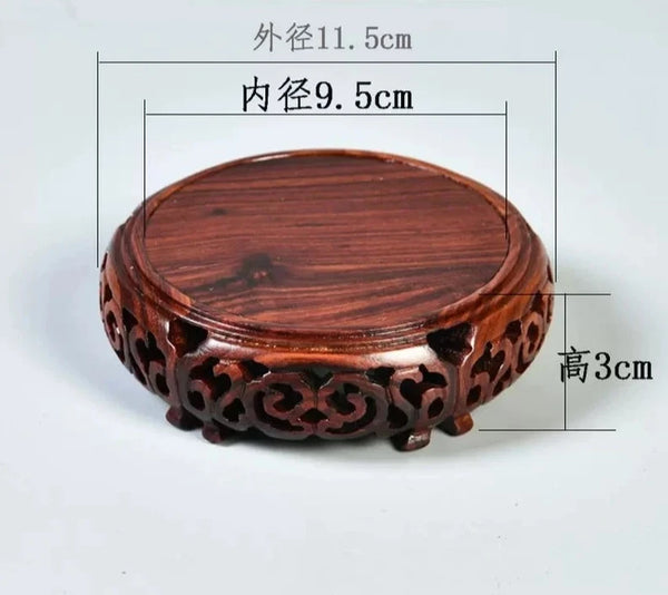 Black Sandalwood Carved Base-ToShay.org