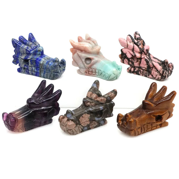 Mixed Crystal Dragon Heads-ToShay.org