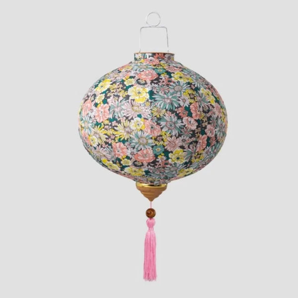 Flower Print Cloth Lantern-ToShay.org