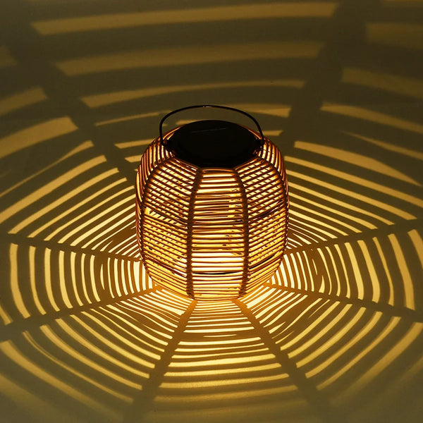 Rattan Solar Lantern-ToShay.org