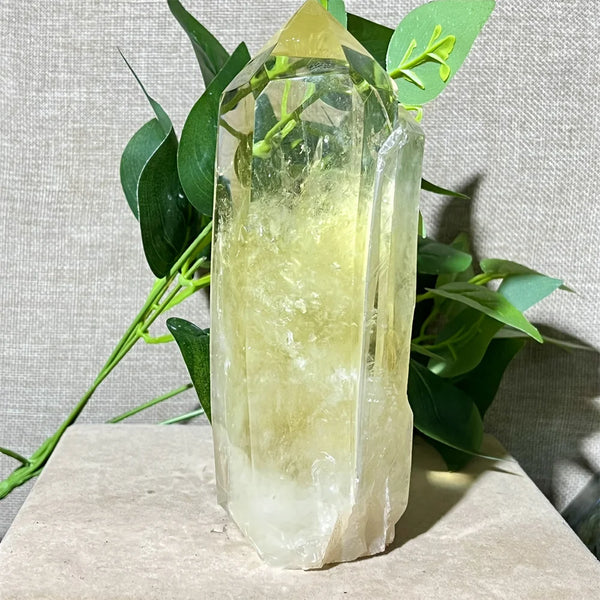 Yellow Citrine Quartz Point-ToShay.org